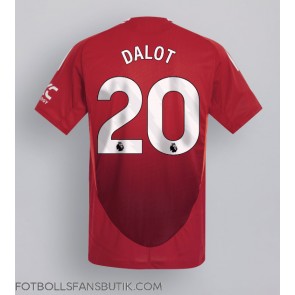 Manchester United Diogo Dalot #20 Replika Hemmatröja 2024-25 Kortärmad